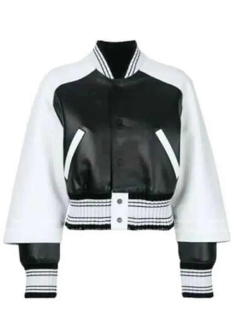 Diamond White The Bold and the Beautiful Bomber Jacket